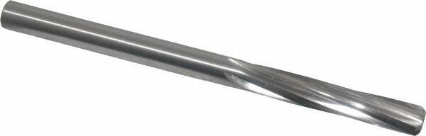 Made in USA - 0.3135" High Speed Steel 6 Flute Chucking Reamer - Spiral Flute, 0.3135" Straight Shank, 1-1/2" Flute Length, 4-1/2" OAL - Apex Tool & Supply