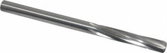 Made in USA - 0.3135" High Speed Steel 6 Flute Chucking Reamer - Spiral Flute, 0.3135" Straight Shank, 1-1/2" Flute Length, 4-1/2" OAL - Apex Tool & Supply