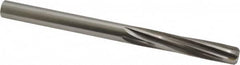 Made in USA - 0.373" High Speed Steel 6 Flute Dowel Pin Chucking Reamer - Apex Tool & Supply