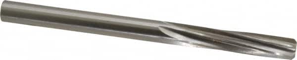 Made in USA - 0.3745" High Speed Steel 6 Flute Dowel Pin Chucking Reamer - Apex Tool & Supply