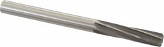 Made in USA - 0.4995" High Speed Steel 6 Flute Dowel Pin Chucking Reamer - Apex Tool & Supply