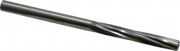 Made in USA - Letter F High Speed Steel 6 Flute Chucking Reamer - Apex Tool & Supply