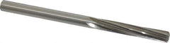Made in USA - Letter J High Speed Steel 6 Flute Chucking Reamer - Spiral Flute, 0.277" Straight Shank, 1-1/2" Flute Length, 4-1/8" OAL - Apex Tool & Supply