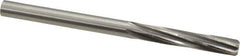 Made in USA - Letter Q High Speed Steel 6 Flute Chucking Reamer - Spiral Flute, 0.332" Straight Shank, 1-1/2" Flute Length, 4-3/4" OAL - Apex Tool & Supply