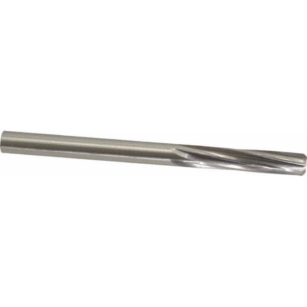 Made in USA - Letter V High Speed Steel 6 Flute Chucking Reamer - Apex Tool & Supply