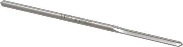 Made in USA - 5/32" Cobalt 4 Flute Chucking Reamer - Straight Flute, 0.151" Straight Shank, 1" Flute Length, 4" OAL - Apex Tool & Supply