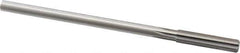 Made in USA - 21/64" Cobalt 6 Flute Chucking Reamer - Straight Flute, 0.2792" Straight Shank, 1-1/2" Flute Length, 6" OAL - Apex Tool & Supply