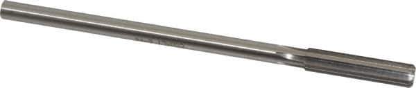 Made in USA - 11/32" Cobalt 6 Flute Chucking Reamer - Straight Flute, 0.2792" Straight Shank, 1-1/2" Flute Length, 6" OAL - Apex Tool & Supply