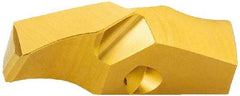 Guhring - Series 1047, 36mm Diam 140° Replaceable Drill Tip - Carbide, TiN Finish, 6.1 Seat Size, Through Coolant - Apex Tool & Supply