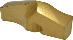 Guhring - Series 1047, 13/16" Diam 140° Replaceable Drill Tip - Carbide, TiN Finish, 2.1 Seat Size, Through Coolant - Apex Tool & Supply