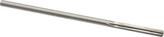 Made in USA - #9 Cobalt 6 Flute Chucking Reamer - Straight Flute, 0.1895" Straight Shank, 1-1/4" Flute Length, 5" OAL - Apex Tool & Supply