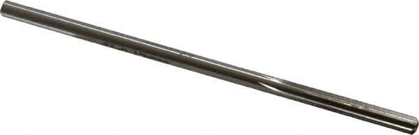 Made in USA - #13 Cobalt 6 Flute Chucking Reamer - Straight Flute, 0.1805" Straight Shank, 1-1/8" Flute Length, 4-1/2" OAL - Apex Tool & Supply