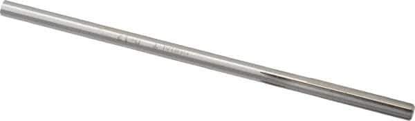 Made in USA - #14 Cobalt 6 Flute Chucking Reamer - Straight Flute, 0.1755" Straight Shank, 1-1/8" Flute Length, 4-1/2" OAL - Apex Tool & Supply