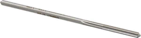 Made in USA - #16 Cobalt 6 Flute Chucking Reamer - Straight Flute, 0.1704" Straight Shank, 1-1/8" Flute Length, 4-1/2" OAL - Apex Tool & Supply