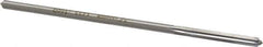 Made in USA - #19 Cobalt 6 Flute Chucking Reamer - Straight Flute, 0.1595" Straight Shank, 1-1/8" Flute Length, 4-1/2" OAL - Apex Tool & Supply