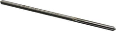 Made in USA - #22 Cobalt 6 Flute Chucking Reamer - Straight Flute, 0.151" Straight Shank, 1" Flute Length, 4" OAL - Apex Tool & Supply