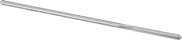 Made in USA - #38 Cobalt 4 Flute Chucking Reamer - Straight Flute, 0.095" Straight Shank, 7/8" Flute Length, 3-1/2" OAL - Apex Tool & Supply