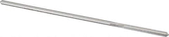 Made in USA - #38 Cobalt 4 Flute Chucking Reamer - Straight Flute, 0.095" Straight Shank, 7/8" Flute Length, 3-1/2" OAL - Apex Tool & Supply