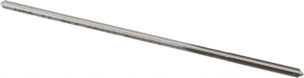 Made in USA - #42 Cobalt 4 Flute Chucking Reamer - Straight Flute, 0.088" Straight Shank, 3/4" Flute Length, 3" OAL - Apex Tool & Supply
