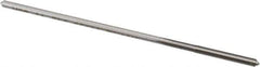 Made in USA - #42 Cobalt 4 Flute Chucking Reamer - Straight Flute, 0.088" Straight Shank, 3/4" Flute Length, 3" OAL - Apex Tool & Supply