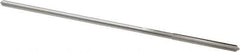 Made in USA - #43 Cobalt 4 Flute Chucking Reamer - Straight Flute, 0.081" Straight Shank, 3/4" Flute Length, 3" OAL - Apex Tool & Supply