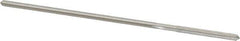 Made in USA - #44 Cobalt 4 Flute Chucking Reamer - Straight Flute, 0.081" Straight Shank, 3/4" Flute Length, 3" OAL - Apex Tool & Supply
