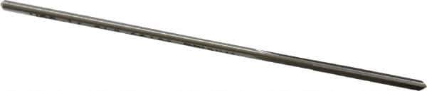 Made in USA - #48 Cobalt 4 Flute Chucking Reamer - Straight Flute, 0.072" Straight Shank, 3/4" Flute Length, 3" OAL - Apex Tool & Supply