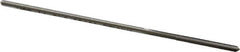 Made in USA - #48 Cobalt 4 Flute Chucking Reamer - Straight Flute, 0.072" Straight Shank, 3/4" Flute Length, 3" OAL - Apex Tool & Supply