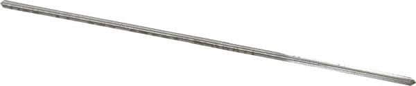 Made in USA - #55 Cobalt 4 Flute Chucking Reamer - Straight Flute, 0.051" Straight Shank, 1/2" Flute Length, 2-1/2" OAL - Apex Tool & Supply