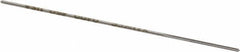 Made in USA - #60 Cobalt 4 Flute Chucking Reamer - Straight Flute, 0.039" Straight Shank, 1/2" Flute Length, 2-1/2" OAL - Apex Tool & Supply