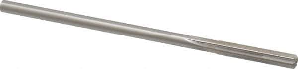 Made in USA - Letter A Cobalt 6 Flute Chucking Reamer - Straight Flute, 0.2265" Straight Shank, 1-1/2" Flute Length, 6" OAL - Apex Tool & Supply