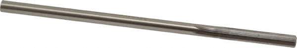 Made in USA - Letter F Cobalt 6 Flute Chucking Reamer - Straight Flute, 1/4" Straight Shank, 1-1/2" Flute Length, 6" OAL - Apex Tool & Supply