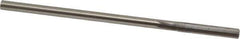 Made in USA - Letter F Cobalt 6 Flute Chucking Reamer - Straight Flute, 1/4" Straight Shank, 1-1/2" Flute Length, 6" OAL - Apex Tool & Supply