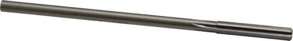 Made in USA - Letter K Cobalt 6 Flute Chucking Reamer - Straight Flute, 1/4" Straight Shank, 1-1/2" Flute Length, 6" OAL - Apex Tool & Supply