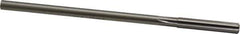 Made in USA - Letter K Cobalt 6 Flute Chucking Reamer - Straight Flute, 1/4" Straight Shank, 1-1/2" Flute Length, 6" OAL - Apex Tool & Supply
