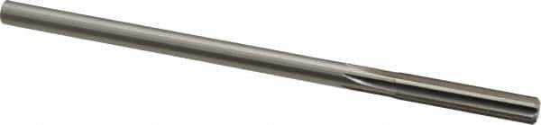 Made in USA - Letter N Cobalt 6 Flute Chucking Reamer - Straight Flute, 0.2792" Straight Shank, 1-1/2" Flute Length, 6" OAL - Apex Tool & Supply