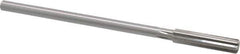 Made in USA - Letter X Cobalt 6 Flute Chucking Reamer - Straight Flute, 0.3105" Straight Shank, 1-3/4" Flute Length, 7" OAL - Apex Tool & Supply