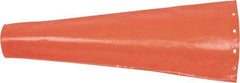 NMC - Vinyl Coated Fabric Wind Sock - 10 Inch Inlet Diameter, 36 Inch Long, Orange - Apex Tool & Supply