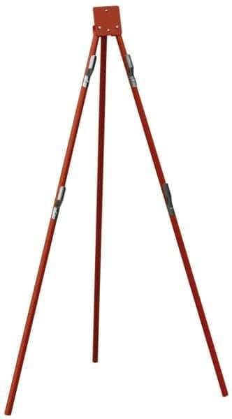 NMC - Tripod Traffic Sign Stand - Aluminum, Compatible with 48" High x 48" Wide Signs - Apex Tool & Supply