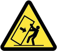 NMC - ISO Label - Black & Yellow, 2" Long x 2" High, Sign Muscle Finish - Apex Tool & Supply