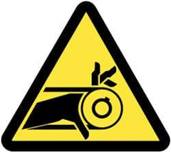 NMC - ISO Label - Black & Yellow, 2" Long x 2" High, Sign Muscle Finish - Apex Tool & Supply