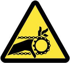 NMC - ISO Label - Black & Yellow, 4" Long x 4" High, Sign Muscle Finish - Apex Tool & Supply