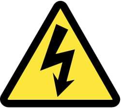 NMC - ISO Label - Black & Yellow, 2" Long x 2" High, Sign Muscle Finish - Apex Tool & Supply