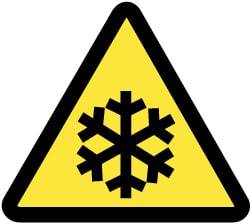 NMC - ISO Label - Black & Yellow, 2" Long x 2" High, Sign Muscle Finish - Apex Tool & Supply
