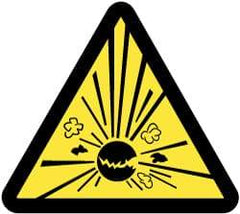 NMC - ISO Label - Black & Yellow, 2" Long x 2" High, Sign Muscle Finish - Apex Tool & Supply