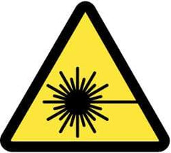 NMC - ISO Label - Black & Yellow, 2" Long x 2" High, Sign Muscle Finish - Apex Tool & Supply