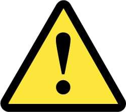 NMC - ISO Label - Black & Yellow, 4" Long x 4" High, Sign Muscle Finish - Apex Tool & Supply