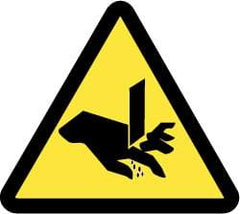 NMC - ISO Label - Black & Yellow, 4" Long x 4" High, Sign Muscle Finish - Apex Tool & Supply