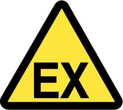 NMC - ISO Label - Black & Yellow, 4" Long x 4" High, Sign Muscle Finish - Apex Tool & Supply