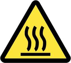 NMC - ISO Label - Black & Yellow, 4" Long x 4" High, Sign Muscle Finish - Apex Tool & Supply